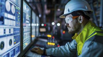 AI generated Analyze the benefits of SCADA systems for enhancing operational efficiency and reducing downtime in various industries such as manufacturing, energy, and water treatment. photo