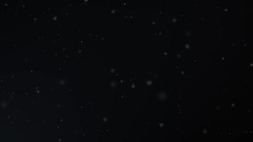 Abstract dust particles background on dark background video