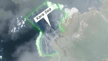 Kara Sea Map - Clouds Effect video