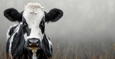 AI generated Cow on white isolated background, calf - AI generated image photo