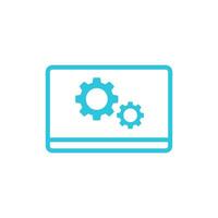 Website Maintenance icon. From blue icon set. vector