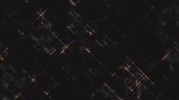 Simple abstract background animation with gently moving distressed diagonal golden lines and grunge noise texture. This dark minimalist textured motion background is full HD and looping. video