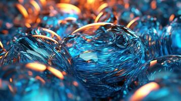 AI generated A dazzling array of sharp glass peaks in a dynamic abstract composition background photo
