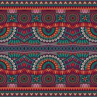 Abstract vector tribal ethnic seamless pattern