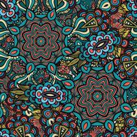 Vector decorative ornamental seamless pattern