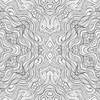 Abstract vector ethnic sketchy background