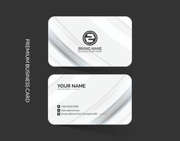Elegant business card  template layout vector