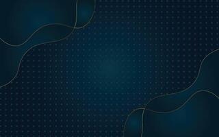 abstract blue and gold background with a curved line vector
