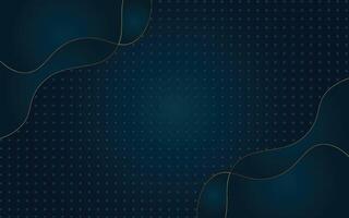 abstract blue and gold background with a curved line vector