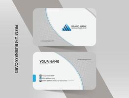 Business card design template, Clean professional business card template design vector