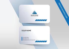 Clean and unique professional business card template, visiting card vector