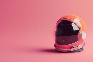 AI generated Astronaut Helmet in the concept of space exploration photo