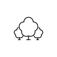 Forest Symbol For Apps, Sites, Design vector