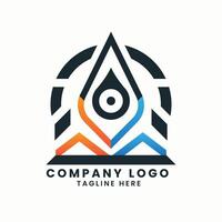 Business company abstract vector logo design factory building logo design vector template