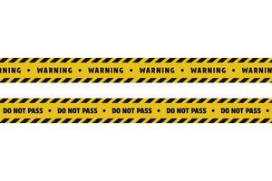 under construction warning design vector template