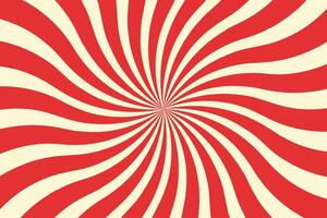 vintage retro sunburst red background with rays vector