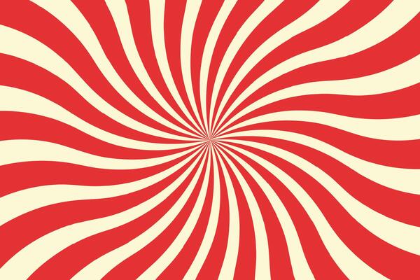 vintage retro sunburst red background with rays