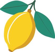 Lemon Clipart Vector Illustration