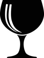 Wine Glass Silhouette Vector