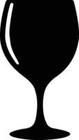 Wine Glass Silhouette Vector