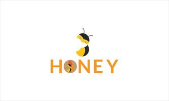 honey Bee animals logo vector