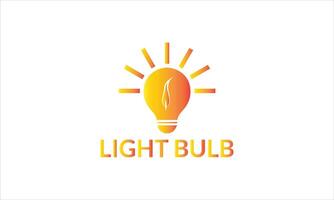 Light bulb icon. Line, solid and filled outline colorful version, vector