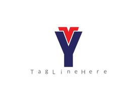 Y latter logo, modern design, initial based latter logo vector