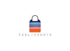 creative bag logo. vector