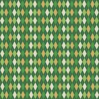 argyle pattern design background in green shades vector