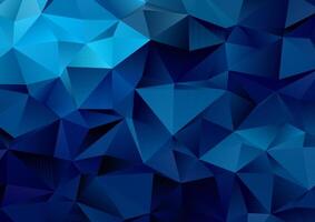 abstract background with a blue gradient low poly design vector