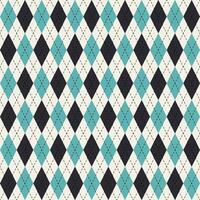 Pattern background with argyle design vector