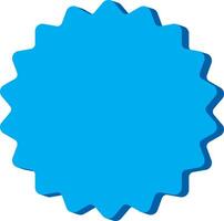 Blue Verified Badge vector