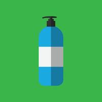 vector soap bottle design, flat design isolated background. cleaning equipment design