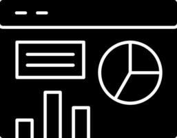 Dashboard Glyph Icon vector