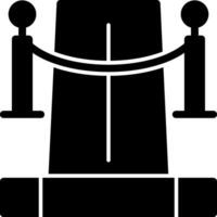 Red Carpet Glyph vector
