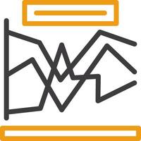 Line Chart Vector Icon