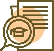 Education Linear Circle Icon vector