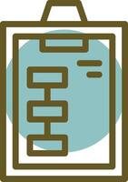 Recognition Linear Circle Icon vector