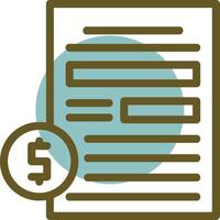 Compensation Linear Circle Icon vector