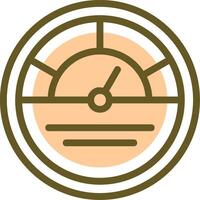 KPI Linear Circle Icon vector