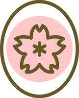 Jade Linear Circle Icon vector