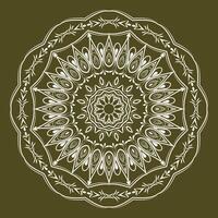 gratis vector lujo floral indio Arábica mandala diseño