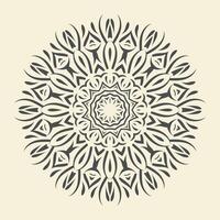 gratis vector lujo gráfico Arte Arábica floral mandala diseño