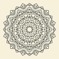 gratis vector lujo gráfico Arte Arábica floral mandala diseño