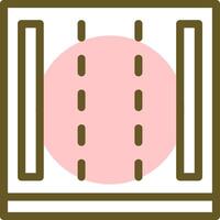 Highway Linear Circle icon vector