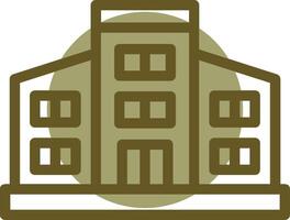 Library Linear Circle icon vector