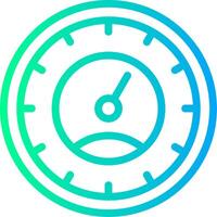 Velocity Linear Gradient Icon vector