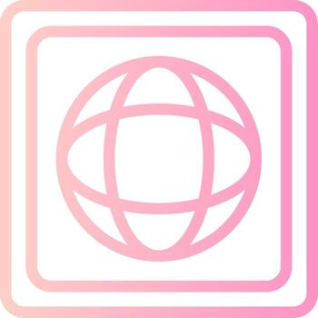 LinkedIn Linear Gradient Icon vector