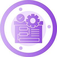 Fix Glyph Gradient Icon vector