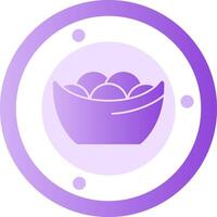 Tangyuan Glyph Gradient Icon vector